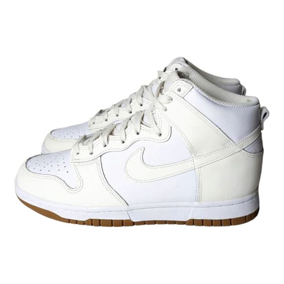 NIKE Dunk High 'Sail Gum' Sneakers Size 7.5 - Picture 3 of 11